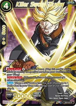 SJF Killer Sword Trunks - Cross Worlds (DBS-B03) Cross Worlds Foil