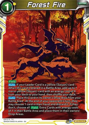 SJF Forest Fire - Saiyan Showdown (DBS-B15) Foil