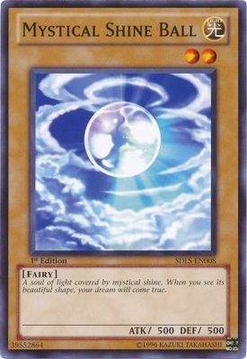 SJF Mystical Shine Ball - SDLS-EN008 - Common 1st Edition Structure Deck: Lost Sanctuary 1st Edition Singles