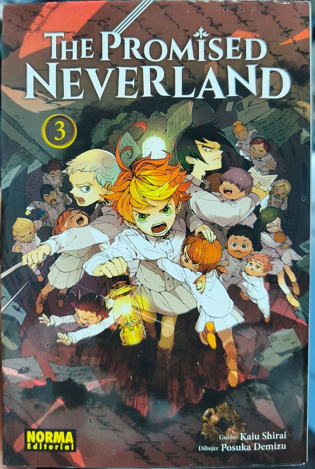 SJ6 The Promised Neverland Manga Volumen 3 Español Norma
