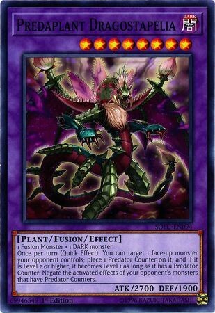 SJF Predaplant Dragostapelia - SOFU-EN094 - Common 1st Edition Soul Fusion 1st Edition Singles