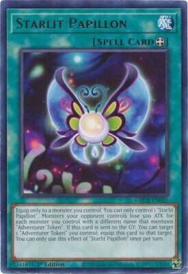 SJF Starlit Papillon - GRCR-EN031 - Rare 1st Edition The Grand Creators 1st Edition Singles
