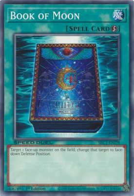 SJF Book of Moon - SBC1-ENI28 - Common 1st Edition Speed Duel: Streets of Battle City Singles