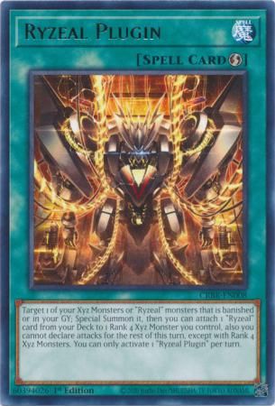 SJF Ryzeal Plugin - CRBR-EN008 - Rare 1st Edition Crossover Breakers 1st Edition Singles
