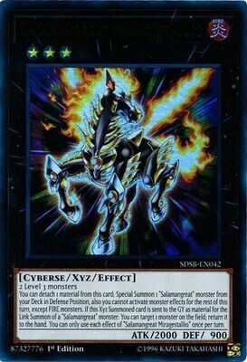 SJF Salamangreat Miragestallio - SDSB-EN042 - Ultra Rare 1st Edition Structure Deck: Soulburner Singles
