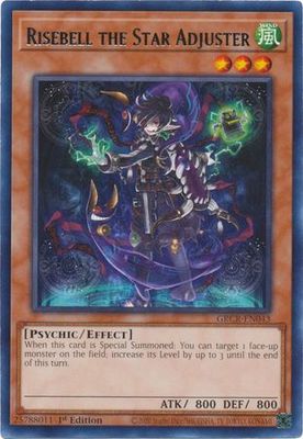 SJF Risebell the Star Adjuster - GRCR-EN043 - Rare 1st Edition The Grand Creators 1st Edition Singles