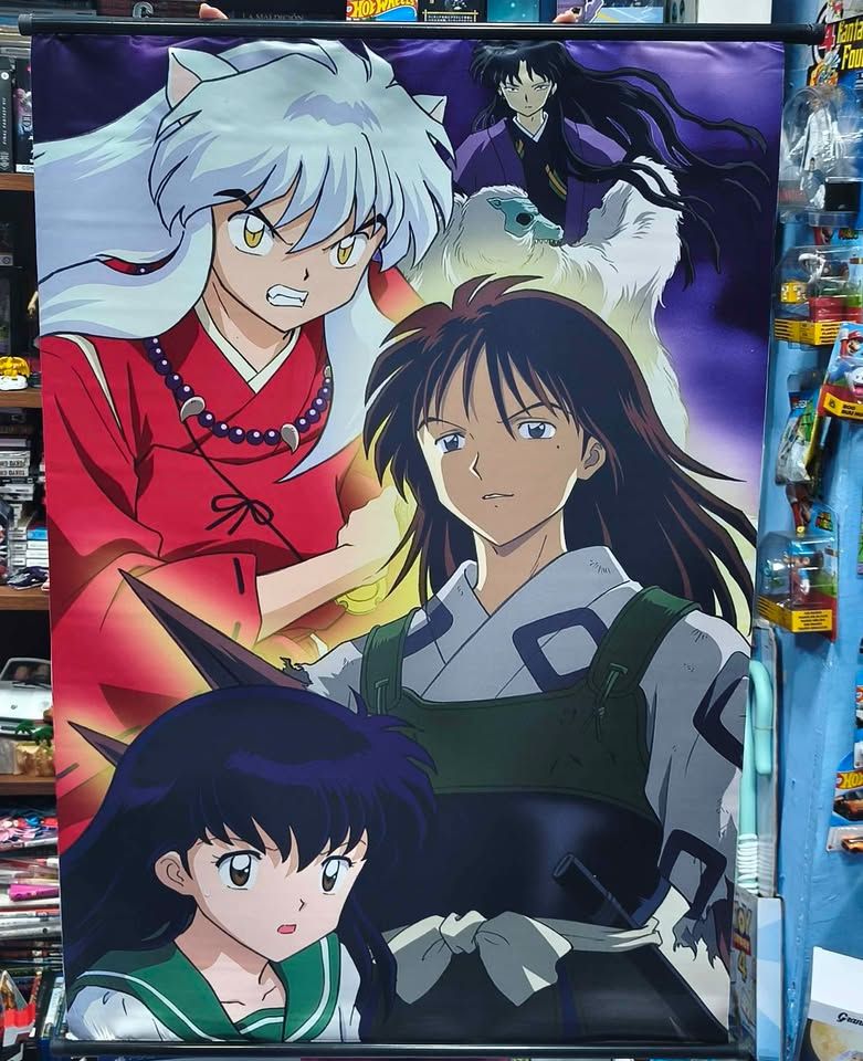 SJ2 Inuyasha Wall Scroll Póster de Tela