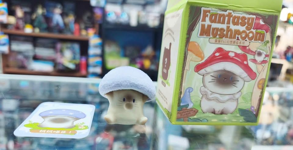SJ1 Hongo Figura Fantasy Mushroom Blind Box