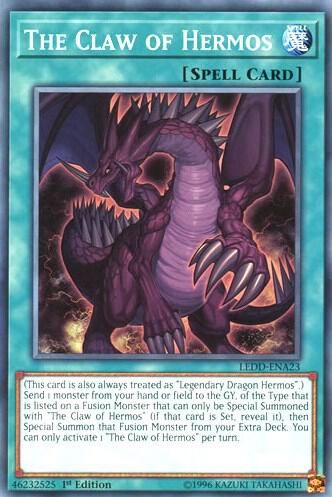 SJF The Claw of Hermos - Legendary Dragon Decks (LEDD) Common