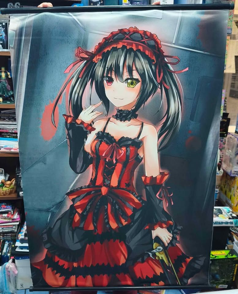 SJ2 Kurumi Wall Scroll Póster de Tela Date a Live