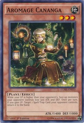 SJF Aromage Cananga - CORE-EN035 - Common 1st Edition Clash of Rebellions 1st Edition Singles