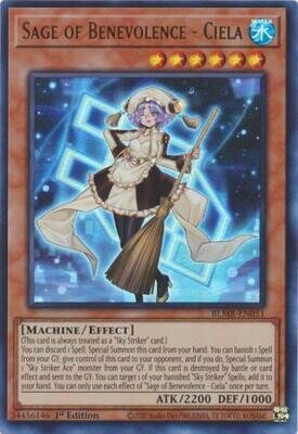 SJF Sage of Benevolence - Ciela - BLMR-EN051 - Ultra Rare 1st Edition Monstrous Revenge 1st Edition Singles