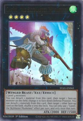 SJF Castel, the Skyblaster Musketeer - STAX-EN043 - Ultra Rare 2-Player Starter Set
