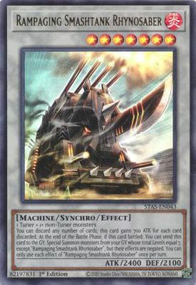 SJF Rampaging Smashtank Rhynosaber - STAS-EN043 - Ultra Rare 2-Player Starter Set