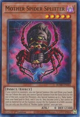 SJF Mother Spider Splitter - BLMR-EN044 - Ultra Rare 1st Edition Monstrous Revenge 1st Edition Singles