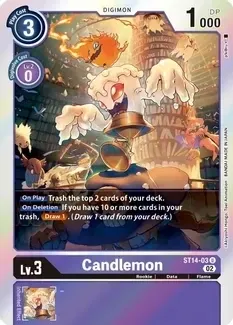 SJF Candlemon - Starter Deck 14: Beelzemon Advanced Deck Set (ST-14) Starter Deck 14: Beelzemon Advanced Deck Set