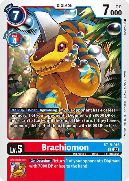 SJF Brachiomon - Exceed Apocalypse (BT15) Exceed Apocalypse
