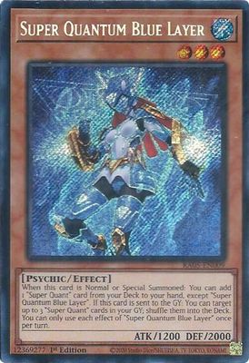 SJF Super Quantum Blue Layer (Secret Rare) - Rarity Collection 5 (RA05) Secret Rare