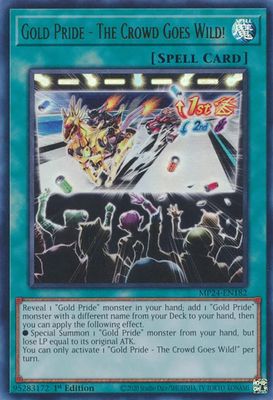 SJF Gold Pride - The Crowd Goes Wild! - 25th Anniversary Tin: Dueling Mirrors (MP24) Ultra Rare