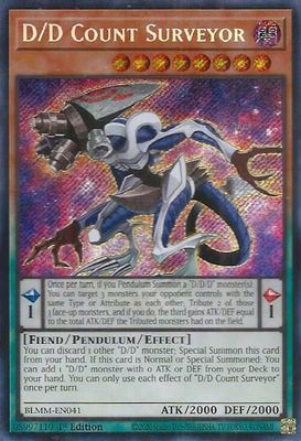 SJF D/D Count Surveyor - Battles of Legend: Monster Mayhem (BLMM) Secret Rare