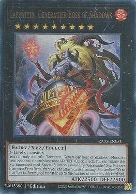 SJF Laevatein, Generaider Boss of Shadows (Ultimate Rare) - Rarity Collection 5 (RA05)
