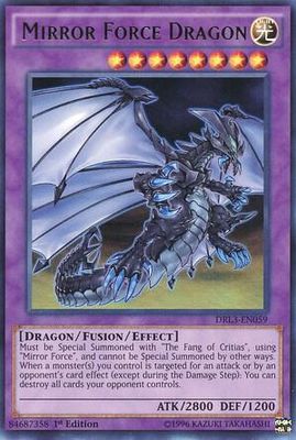 SJF Mirror Force Dragon - Dragons of Legend: Unleashed (DRL3) Dragons of Legend: Unleashed Ultra Rare