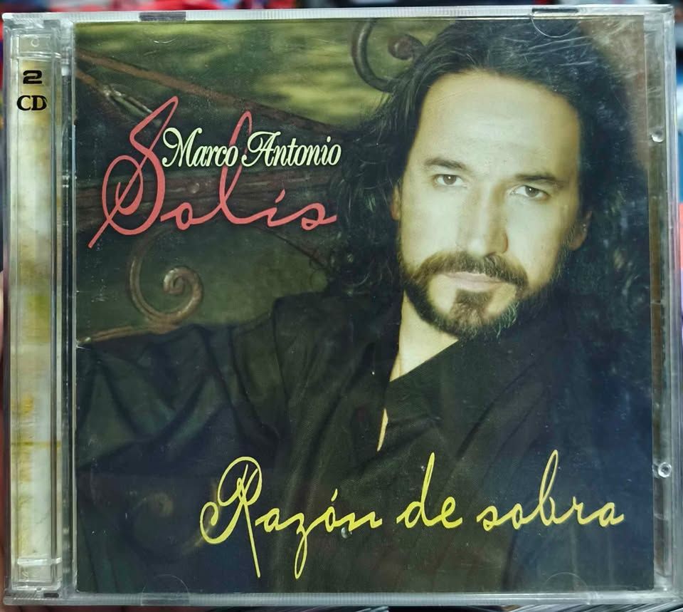 SJ1 Marco Antonio Solis Razón De Sobra CD Música Original Usado Completo 2 Discos
