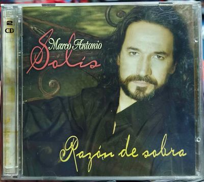 SJ1 Marco Antonio Solis Razón De Sobra CD Música Original Usado Completo 2 Discos