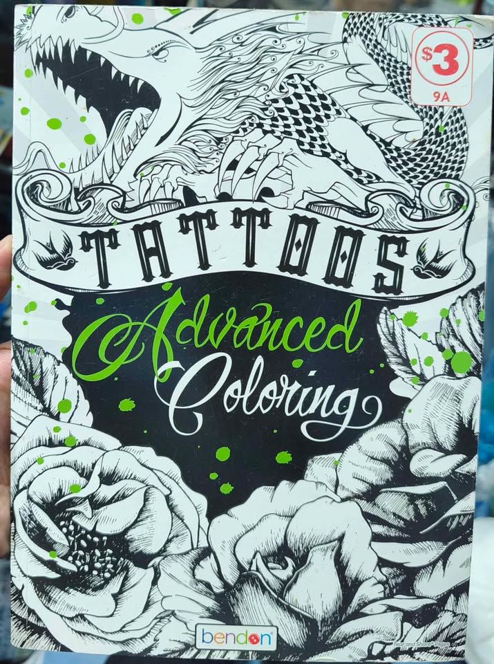 SJ1 Tattoos Libro de Colorear Nuevo