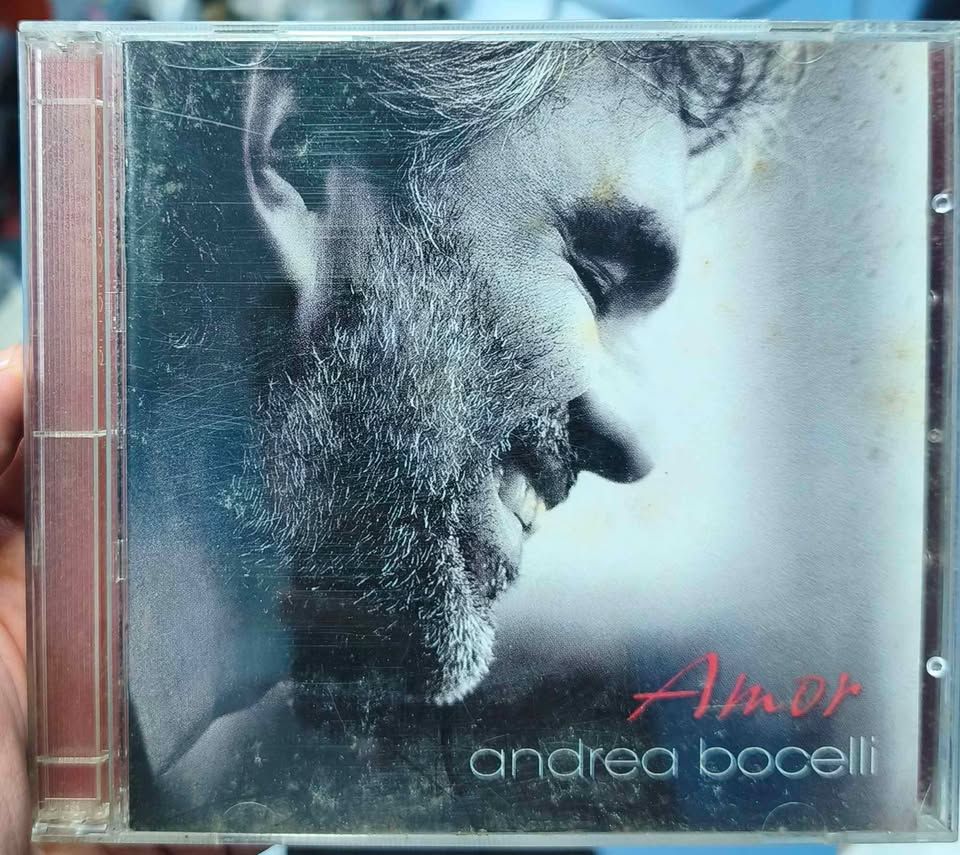 SJ1 Andrea Bocelli Amor CD Música Original Usado Completo 2 Discos