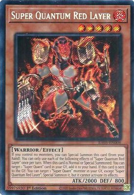 SJF Super Quantum Red Layer (Secret Rare) - Rarity Collection 5 (RA05)