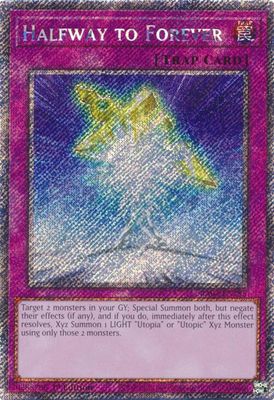 SJF Halfway to Forever (Platinum Secret Rare) - Quarter Century Stampede (RA04)