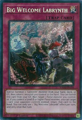 SJF Big Welcome Labrynth (Secret Rare) - Quarter Century Stampede (RA04)