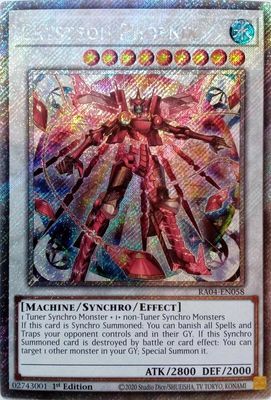 SJF Crystron Phoenix (Platinum Secret Rare) - Quarter Century Stampede (RA04)