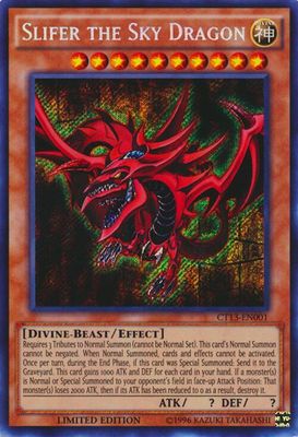 SJF Slifer the Sky Dragon - 2016 Mega-Tins (CT13) Secret Rare