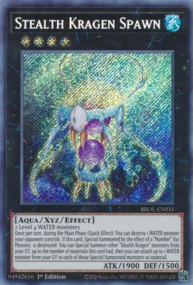 SJF Stealth Kragen Spawn - Brothers of Legend (BROL) Secret Rare
