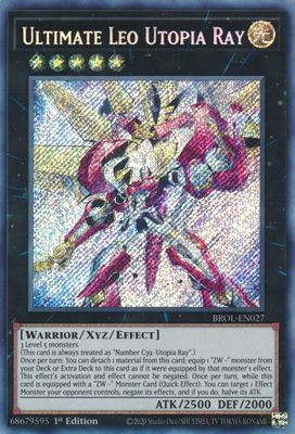 SJF Ultimate Leo Utopia Ray - Brothers of Legend (BROL) Secret Rare