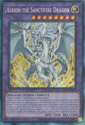 SJF Albion the Sanctifire Dragon (Collector's Rare) - Rarity Collection 5 (RA05) *Espanol*