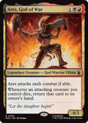 SJF Ares, God of War - Marvel Super Heroes (MSH)