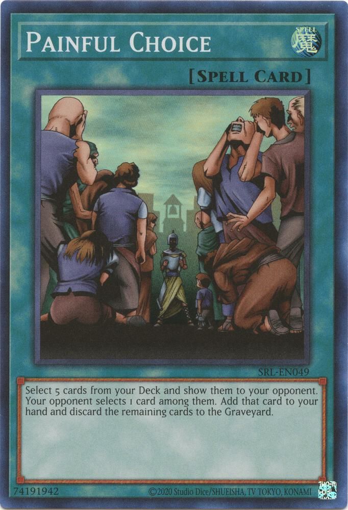 SJF Painful Choice - Spell Ruler (25th Anniversary Edition) (SRL-EN) Super Rare