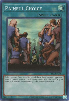 SJF Painful Choice - Spell Ruler (25th Anniversary Edition) (SRL-EN) Super Rare