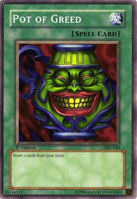 SJF Pot of Greed - Starter Deck: Yugi Evolution (SYE) Common