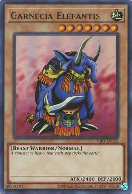 SJF Garnecia Elefantis - Metal Raiders (25th Anniversary Edition) (MRD-EN) Metal Raiders (25th Anniversary Edition) Super Rare