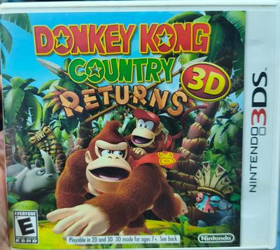 SJ1 Donkey Kong Country Returns 3D Nintendo 3Ds Usado Completo