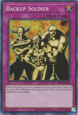 SJF Backup Soldier - Pharaoh's Servant (25th Anniversary Edition) (PSV-EN) Super Rare