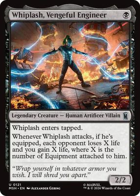 SJF Whiplash, Vengeful Engineer - Marvel Super Heroes (MSH)