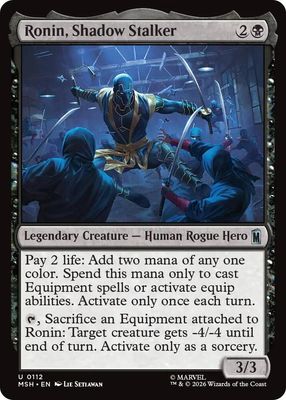 SJF Ronin, Shadow Stalker - Marvel Super Heroes (MSH)