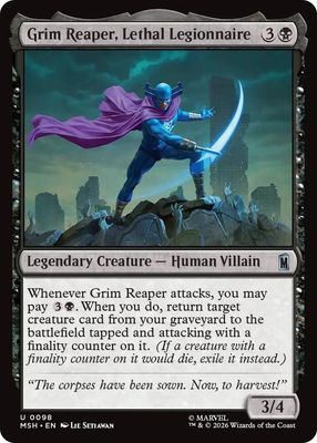 SJF Grim Reaper, Lethal Legionnaire - Marvel Super Heroes (MSH)