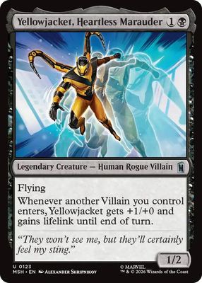SJF Yellowjacket, Heartless Marauder - Marvel Super Heroes (MSH)