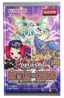 SJ1 Yugioh Battles of Legends Glorious Gallery Booster Pack Yugioh Booster Pack